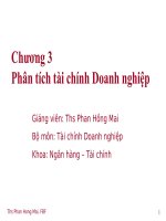 Chương 3: Phân tích tài chính Doanh nghiệp pdf