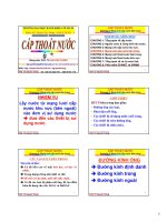 CẤP THOÁT NƯỚC - CHƯƠNG 4 MẠNG LƯỚI CẤP NƯỚC BÊN TRONG docx