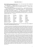 Đề Thi Thử Đại Học KHối A1, Anh 2013 - Phần 5 - Đề 10 ppt