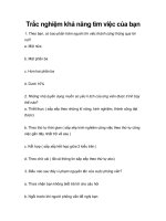 Trắc nghiệm khả năng tìm việc của bạn pot