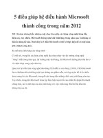 5 điều giúp hệ điều hành Microsoft thành công trong năm 2012 pot
