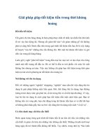 Giải pháp giúp tiết kiệm tiền trong thời khủng hoảng pot