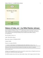The History of Cuba, vol. 1 doc