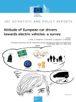Attitude of European car drivers towards electric vehicles: a survey ppt