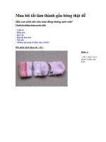 Mua bít tất làm thành gấu bông thật dễ docx