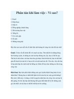 Phân tán khi làm việc - Vì sao? pptx