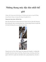 Những thang máy độc đáo nhất thế giới docx