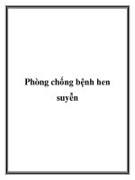 Phòng chống bệnh hen suyễn pot