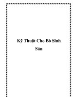 Kỹ Thuật Cho Bò Sinh Sản pdf