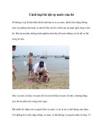 Cách loại bỏ tật sợ nước của bé pdf