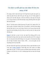 Các dịch vụ miễn phí tạo cảm nhận tốt hơn cho mạng xã hội docx