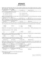 Môn vật ký đề ôn số 4 ppt