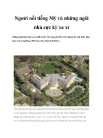 Người nổi tiếng Mỹ và những ngôi nhà cực kỳ xa xỉ pot