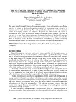 THE RELEVANCE OF FORENSIC ACCOUNTING TO FINANCIAL CRIMES IN PRIVATE AND PUBLIC SECTORS OF THIRD WORLD ECONOMIES: A STUDY FROM NIGERIA potx