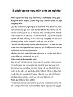 5 cách tạo ra may mắn cho sự nghiệp pptx