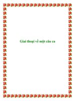 Giai thoại về một câu ca pot