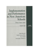 Implementation and Performance in New American Schools pdf