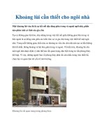 Khoảng lùi cần thiết cho ngôi nhà pot