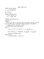 Đề Thi Thử Học Sinh Giỏi Lớp 9 Toán 2013 - Phần 1 - Đề 10 docx