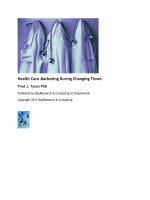 Health Care Marketing During Changing Times docx