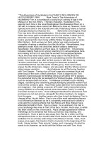 early influences on hucleberry finn