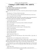 Giới thiệu VI điều khiển PIC - Phần 1 GIỚI THIỆU PIC 16F87X