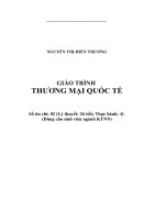 giáo trình thương mại quốc tê