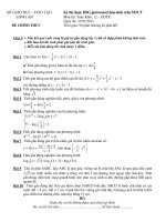 Đề thi HSG trên máy tính cầm tay 2013 môn Toán khối 12 GDTX tỉnh Long An potx