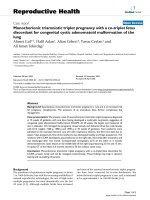 Monochorionic triamniotic triplet pregnancy with a co-triplet fetus discordant for congenital cystic adenomatoid malformation of the lung ppt