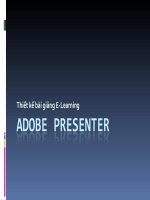 Thiết kế bài giảng e learning