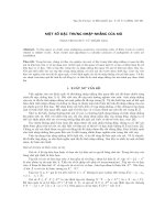 Một số đặc trưng nhập nhằng của mã. pptx