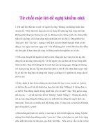 Từ chối một lời đề nghị khiếm nhã pptx