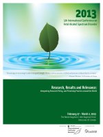 Research, Results and Relevance: Integrating Research Policy, and Promising Practice around the World pot