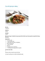 Cua xốt gừng lạ miệng docx