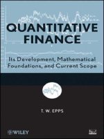 QUANTITATIVE FINANCE: Its Development , Mathematical Foundations, and Current Scope pot