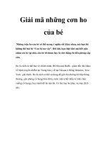 Giải mã những cơn ho của bé ppt