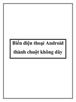 Biến điện thoại Android thành chuột không dây pptx