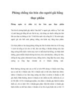 Phòng chống táo bón cho người già bằng thực phẩm pptx