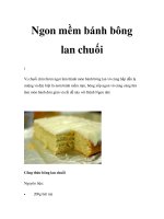 Ngon mềm bánh bông lan chuối potx
