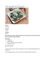 Giòn ngon lưỡi lợn trộn dưa leo pptx