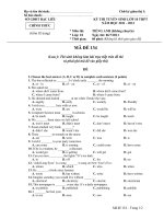 Đề thi HSG tỉnh Bạc Liêu lớp 10 năm 2012 môn Tiếng Anh mã đề 134 pdf