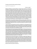 Vận dụng tư tưởng Hồ Chí Minh trong đổi mới đối ngoại pot