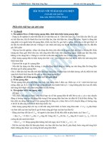 Bài toán với tế bào quang điện