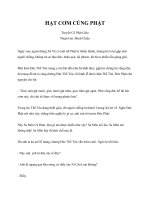 HẠT CƠM CÚNG PHẬT pptx