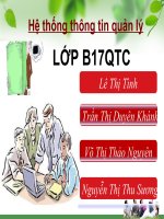 hệ thống thông tin quản lý quản lý bán hàng tại nhà sách Fahasa pot