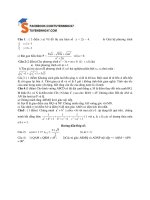 Đề Thi Thử Lớp 10 Toán Học 2013 - Phần 4 - Đề 3 ppt