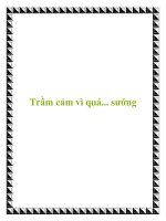 Trầm cảm vì quá... sướng pot