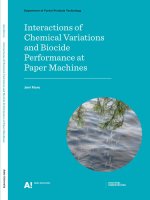 Interactions of Chemical Variations and Biocide Performance at Paper Machines potx
