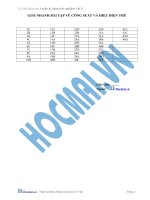 Để giải nhanh bài tập về công suất và hiệu điện thế