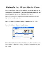 Hướng dẫn thay đổi giao diện cho Winrar pdf